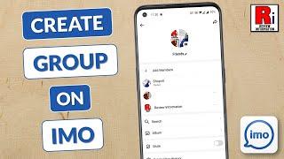 How to Create Group on Imo