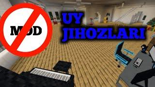 MINECRAFT UY JIHOZLARI MODSIZ