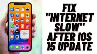 How to Fix "Internet Slow" After iOS 15 Update  on iPhone/iPad