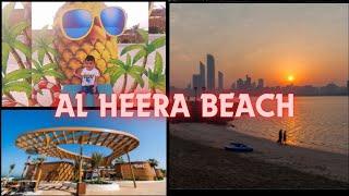 Al Heera Beach Sharjah #beautiful and peaceful place