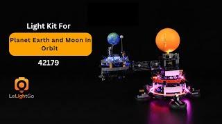 Classic Light kit For LEGO Technic 42179– Planet Earth and Moon in Orbit