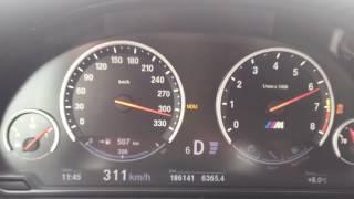 BMW M5 F10 641hp 0-333km/h acceleration V Max Top Speed German Autobahn