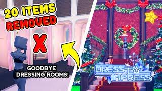 NEW LEAKS! CHRISTMAS UPDATE! NEW Lobby, and Codes! REMOVED ITEMS In Dress To Impress DTI on Roblox