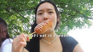 what i eat in a week (summer edition + korean food)