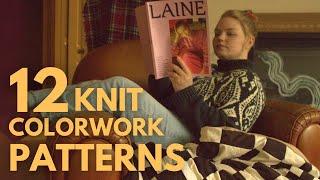 12 COLORWORK KNITTING PATTERNS I cant stop thinking about