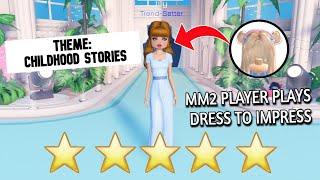 MM2 Player Plays DRESS TO IMPRESS... (Murder Mystery 2)