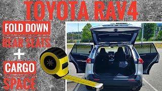 2019 - 2021 Toyota Rav4 Cargo Space & How to Fold Down Rear Seats