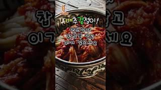 배추겉절이 김치만들때 찹쌀풀말고 이것 넣으면 모두가 감탄하는 레시피완성#건강정보 #음식 #김치 #김치레시피 #칼국수맛집 #건강관리 #꿀팁