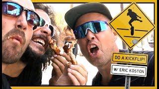 "DO A KICKFLIP!" With Eric Koston & Crew In Downtown Los Angeles