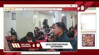 Debat Paslon Capres & Cawapres HPMI Yordania 2024 - 2025 Kedua