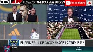 El primer 11 de Gago en Boca ¿Nace la TRIPLE M? 