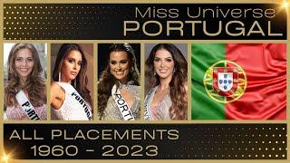 MISS UNIVERSE PORTUGAL | EVERY PLACEMENT 1960-2023