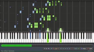 Bernard Herrmann/thenameisgsarci - "Psycho" theme arranged for piano (Synthesia)