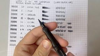 BIG Lamy Nib Comparison (2023 Edition)