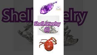 Shell Jewelry (1) https://sesamegallery999.com/ #shell #gems #jewelry #handmade #art t #trending