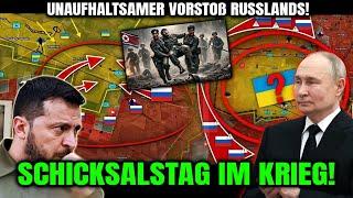 09.11.2024 Lagebericht Ukraine | Unaufhaltsamer Vorstoß Russlands! Schicksalstag im Krieg!