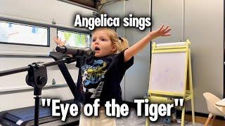 3-Year-Old Angelica Nero Sings - “Eye of the Tiger" | Popular Song by Survivor!