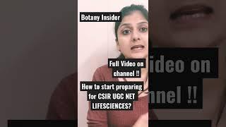 How to qualify CSIR NET in first attempt ? #csirnetlifesciences #lifescience #preparation