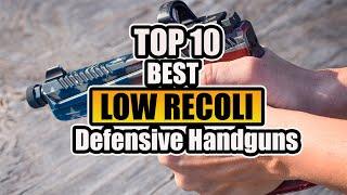 TOP 10 Best Low Recoil Defensive Handguns 2022 || T-MAN REVIEW