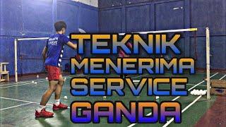 DOUBLES RETURN OF SERVE BADMINTON!!BELAJAR BADMINTON MAKIN MUDAH