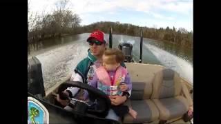 Stephen Scoggin crappie fishing on Old Hickory Lake with Kaylin Scoggin