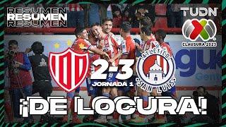 Resumen y goles | Necaxa 2-3 Atl San Luis | Liga Mx - CL2023 J1 | TUDN