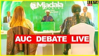 LIVE AUC DEBATE - Raila Odinga vs Mahmoud Ali Youssouf vs Richard Jandriamandrato