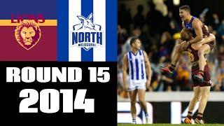 Brisbane Lions VS North Melbourne | Round 15, 2014 | Match Highlights