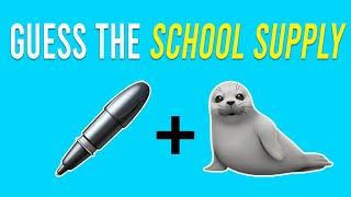 Guess The School Supply By Emoji? Emoji Quiz