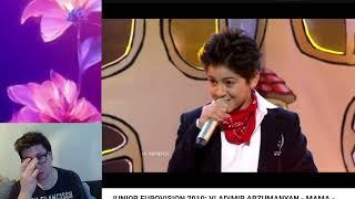 Reacting To: VLADIMIR ARZUMANYAN - MAMA - ARMENIA  JESC 2010 WINNER (20/21) #reaction