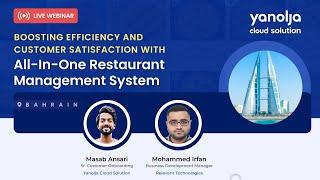 Webinar:- Boost Efficiency and Customer Satisfaction with All-In-One Restaurant Management System