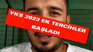 YKS 2023 Ek tercihler nasıl yapılır?  Hatasız tercih yapmak isteyenlerin dikkatine