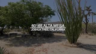 JUST LISTED: 60165 Alta Mesa Dr, Joshua Tree, CA 92252