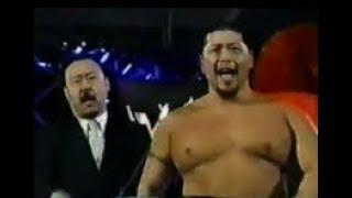 Dick Togo (w/ Mr. Yamaguchi-san) vs. Negro Casas (12 06 1998 WWF Super Astros)