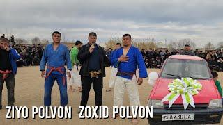 Muzrobotda katta kurash Zoxid polvon Ziyo polvon Aftomobil