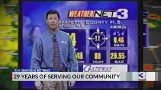 Memories of weather expert Tim Simpson on final day at WREG