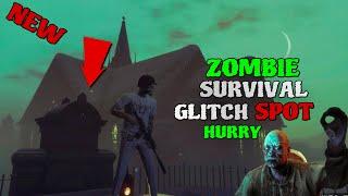 New GTA 5 Online Zombie Survival Glitch Spot (Untouchable)!!