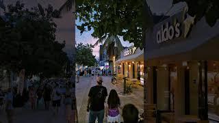 Мексика. Вечерняя прогулка в центре Плаи Дель Кармен#playadelcarmen #surgut #cancun #moscow