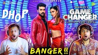 Dhop - Lyrical | Game Changer | Ram Charan, Kiara Advani | Thaman S | Reaction by The Reacting Bros