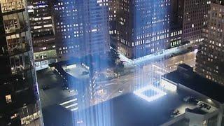 9/11 Memorial lights up Manhattan to mark 23 years