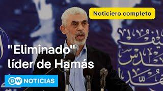  DW Noticias del 17 de octubre: Israel mata a Yahya Sinwar, líder de Hamás [Noticiero completo]