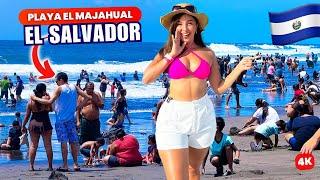 El Majahual Beach in El Salvador  The favorite of Salvadorans