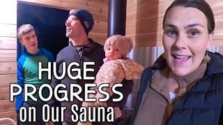 We're Getting SO Close! Sauna Update & Building Benches