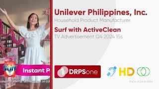 Surf with ActiveClean TV Ad Q4 2024 15s (Philippines) [CC/HD/ST]