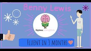 Fluent In 3 Months by Benny Lewis: Animated Summary