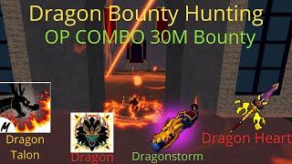 Combo Dragon OP Easy 30M Bounty + Dragon Talon + Dragon + DragonStorm + DragonHeart (Blox Fruits)