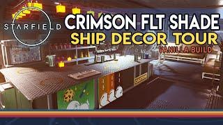 Starfield Crimson Shade Decorated Ship Tour