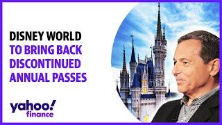 Disney World to bring back discontinued annual passes