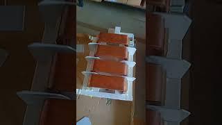 Coupling of copper conductor for ongoing built of Socomec 1600Amps power breaker.