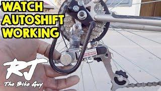 Landrider Auto Shift Rear Derailleur - How It Works (Auto Shifting Bike)